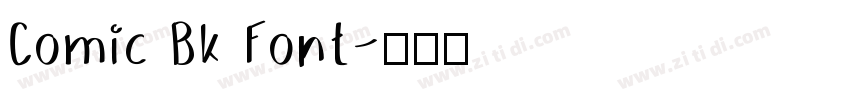 Comic Bk Font字体转换
